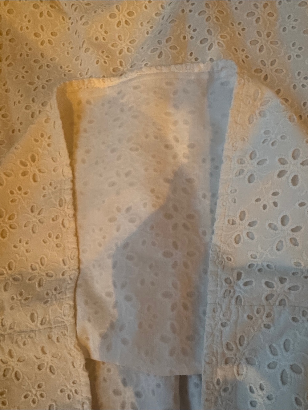 Tory Burch White PatchWork Eyelet dress - Picture 8 of 9